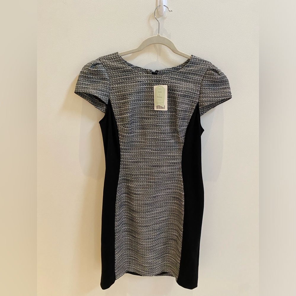 NWT | Anthropologie - Moulinette Soeurs | Tweed Dress | Black & Gray | Size 12